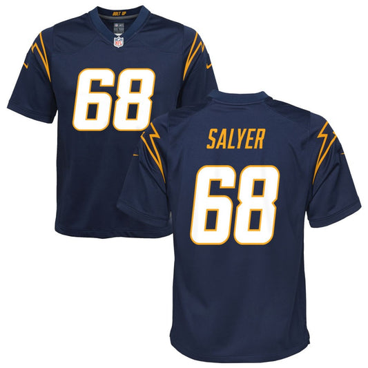Jamaree Salyer Los Angeles Chargers Nike Youth Alternate Game Jersey - Navy