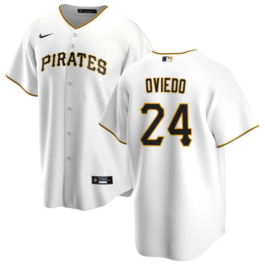 Johan Oviedo Pittsburgh Pirates Nike Home Replica Jersey - White