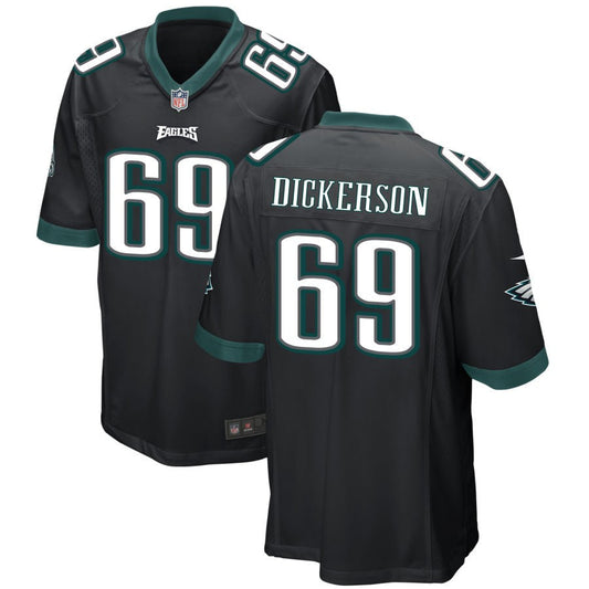 Landon Dickerson Philadelphia Eagles Nike Alternate Game Jersey - Black