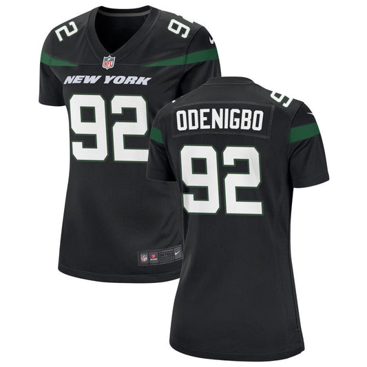 Ifeadi Odenigbo New York Jets Nike Women's Alternate Game Jersey - Stealth Black