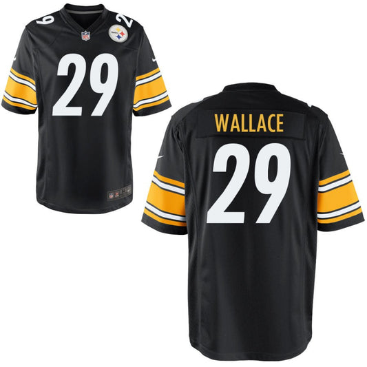 Levi Wallace Pittsburgh Steelers Nike Youth Game Jersey - Black