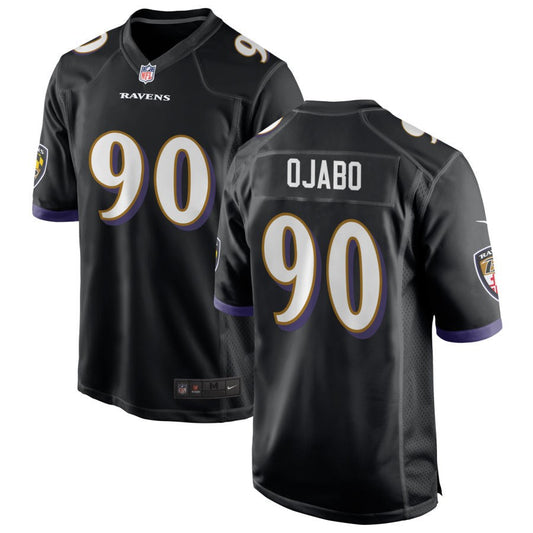 David Ojabo Baltimore Ravens Nike Youth Game Jersey - Black