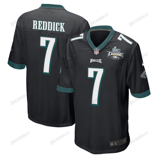 Haason Reddick 7 Philadelphia Eagles Super Bowl LVII Champions 2 Stars Men Game Jersey - Black