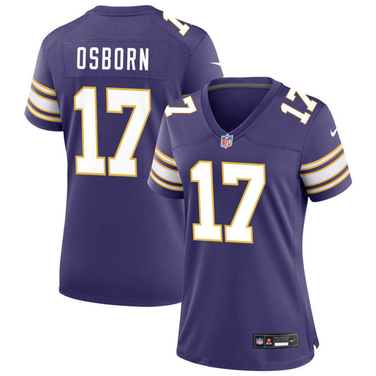 K.J. Osborn Minnesota Vikings Nike Women's Classic Game Jersey - Purple