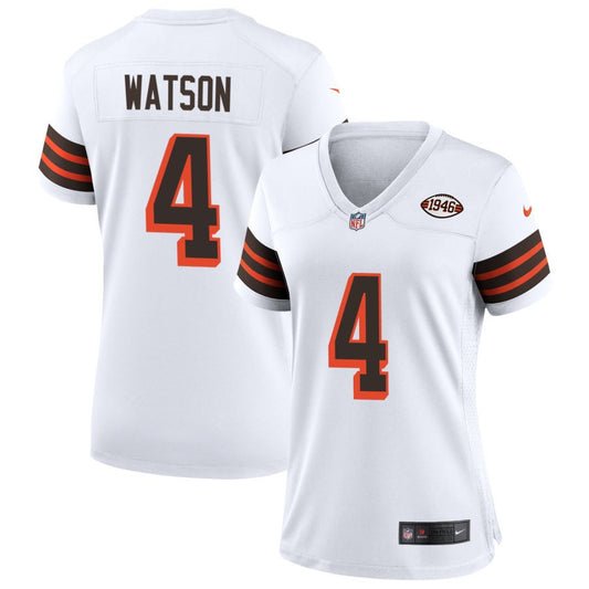 Deshaun Watson Cleveland Browns Nike Women's 1946 Collection Alternate Jersey - White