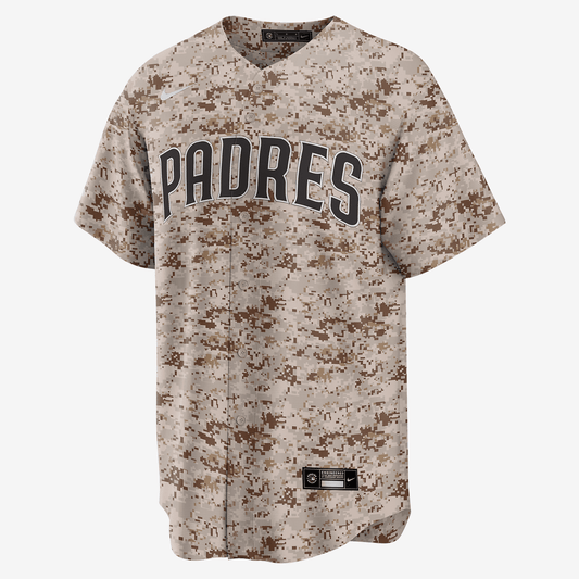 Juan Soto San Diego Padres USMC Men's Nike MLB Replica Jersey - Desert Camo