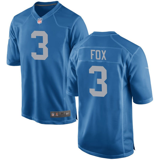 Jack Fox Detroit Lions Nike Throwback Game Jersey - Blue