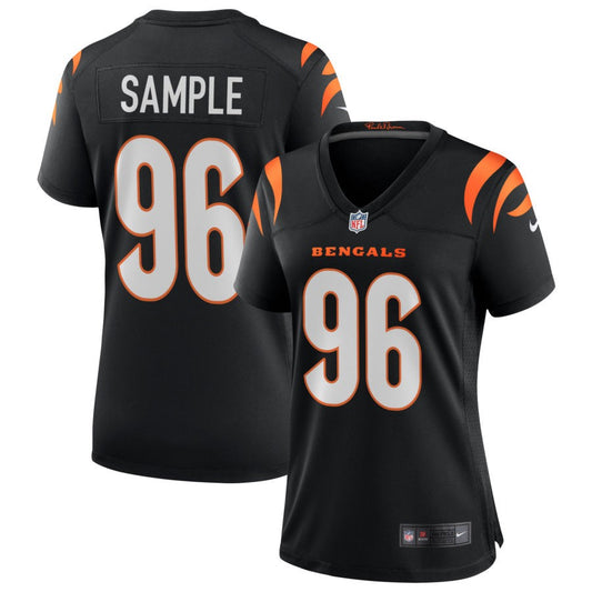 Cam Sample Cincinnati Bengals Nike Women's Game Jersey - Black