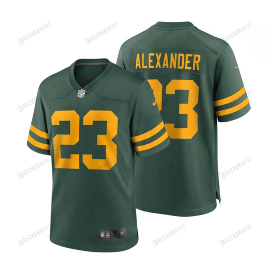 Jaire Alexander 23 Green Bay Packers 50s Classic YOUTH Game Jersey - Green & Gold