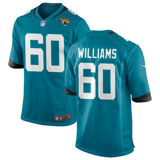 Darryl Williams Jacksonville Jaguars Nike Youth Game Jersey - Teal