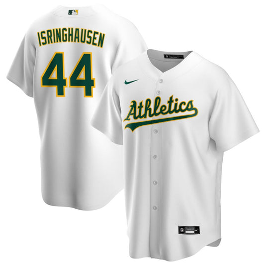 Jason Isringhausen Oakland Athletics Nike Home RetiredReplica Jersey - White