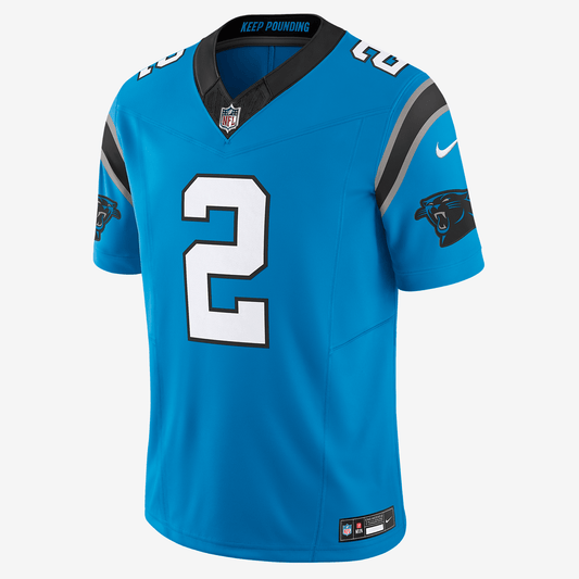 D.J. Moore Carolina Panthers Men's Nike Dri-FIT NFL Limited Football Jersey - Blue