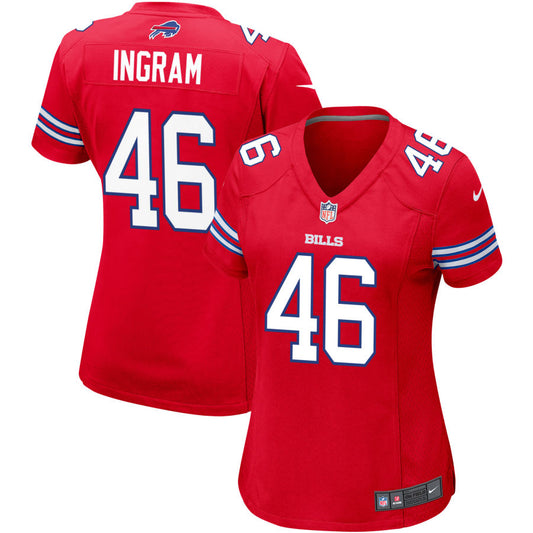 Ja'Marcus Ingram Buffalo Bills Nike Women's Alternate Game Jersey - Red