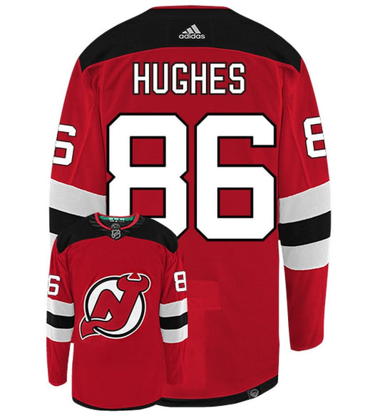 Jack Hughes New Jersey Devils Adidas Primegreen Authentic NHL Hockey Jersey