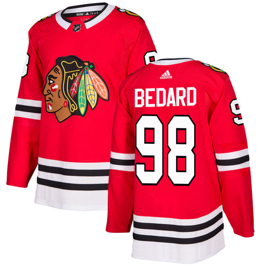 Connor Bedard Chicago Blackhawks adidas Authentic Jersey - Red