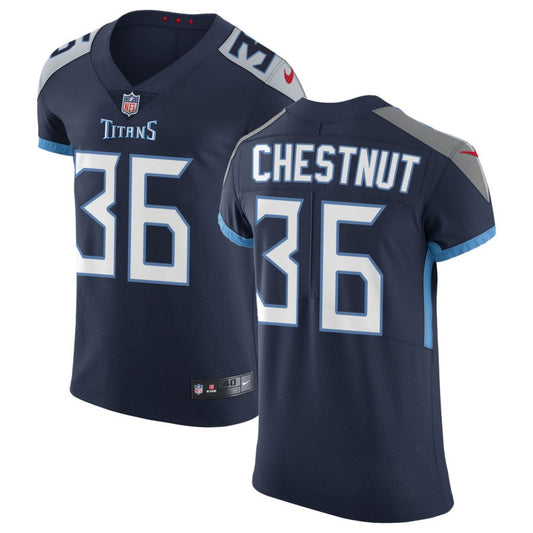 Julius Chestnut Tennessee Titans Nike Vapor Untouchable Elite Jersey - Navy