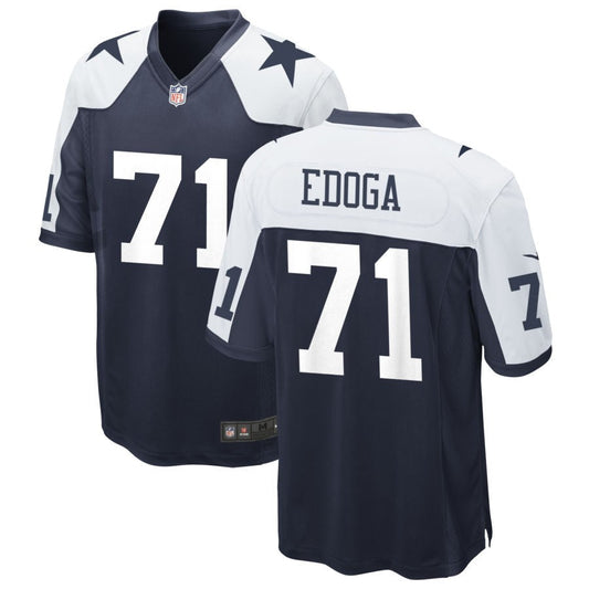 Chuma Edoga Dallas Cowboys Nike Alternate Game Jersey - Navy