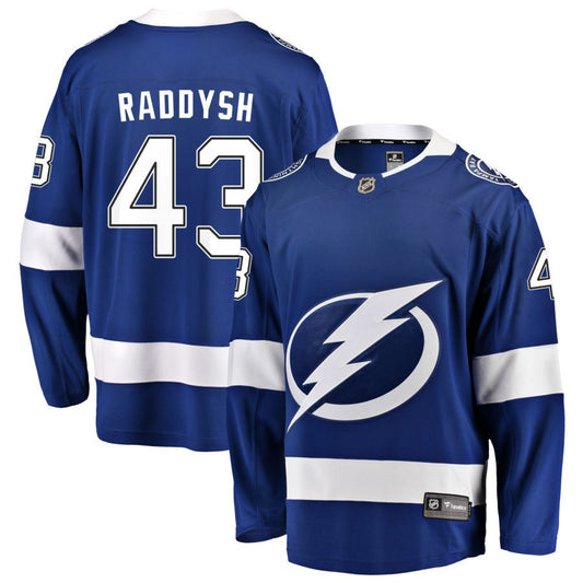 Darren Raddysh Tampa Bay Lightning Fanatics Branded Home Breakaway Jersey - Blue