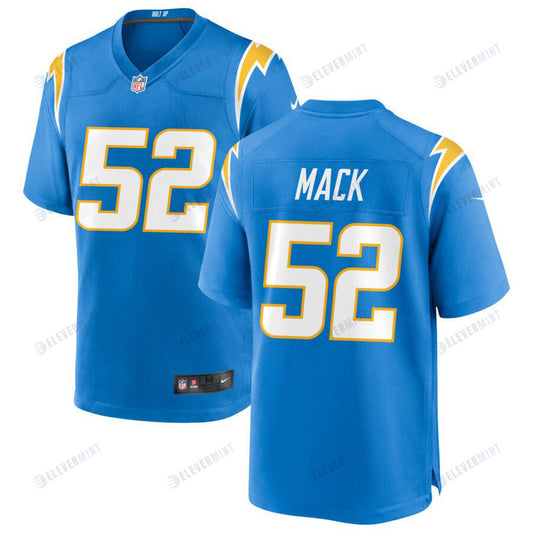 Los Angeles Chargers Khalil Mack 52 Game Jersey - Powder Blue Jersey