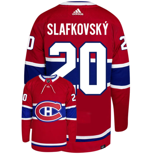 Juraj Slafkovsk Montreal Canadiens Adidas Primegreen Authentic NHL Hockey Jersey