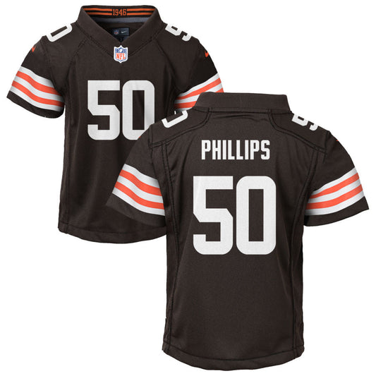 Jacob Phillips Nike Cleveland Browns Youth Game Jersey - Brown