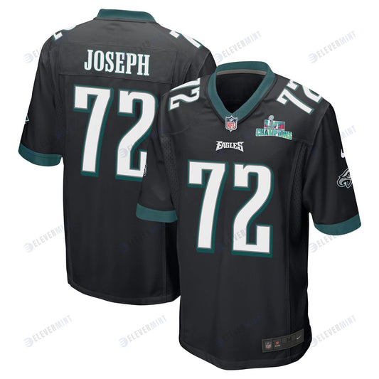 Linval Joseph 72 Philadelphia Eagles Super Bowl LVII Champions Men Game Jersey - Black