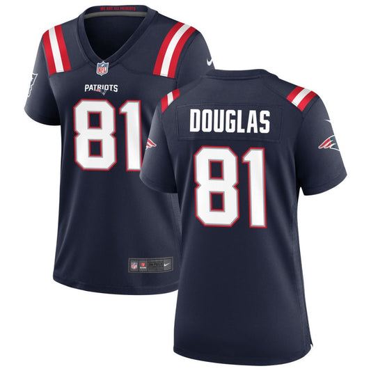 Demario Douglas New England Patriots Nike Women's Game Jersey - Navy