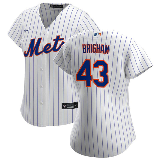 Jeff Brigham New York Mets Nike Women's Home Replica Jersey - White