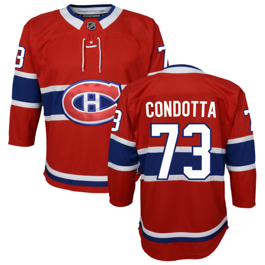 Lucas Condotta Montreal Canadiens Youth Home Premier Jersey - Red