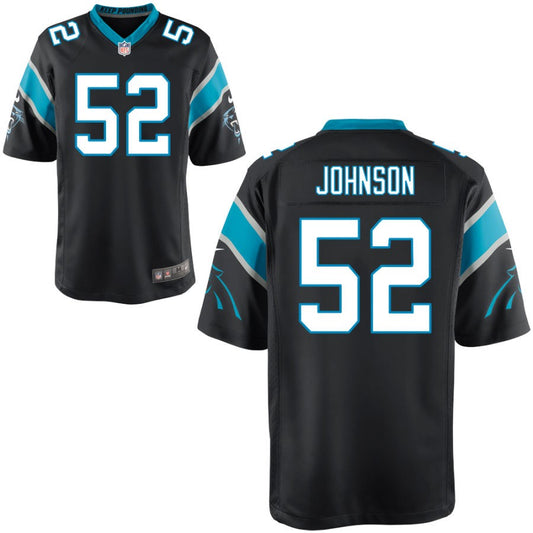DJ Johnson Carolina Panthers Nike Youth Game Jersey - Black