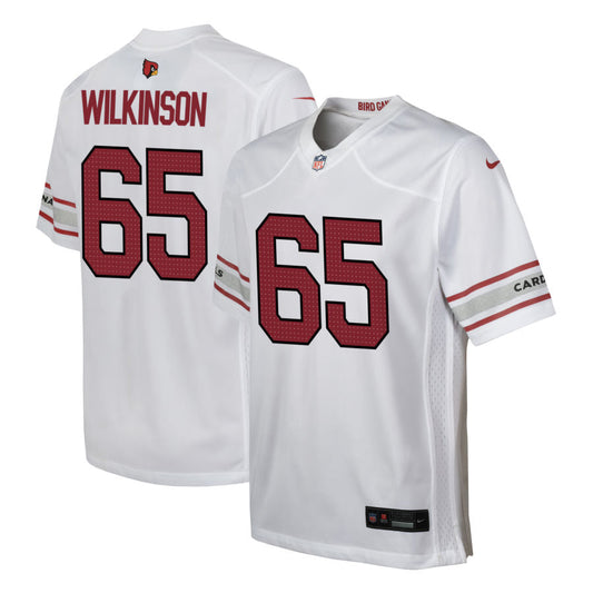 Elijah Wilkinson  Arizona Cardinals Nike Youth Game Jersey - White