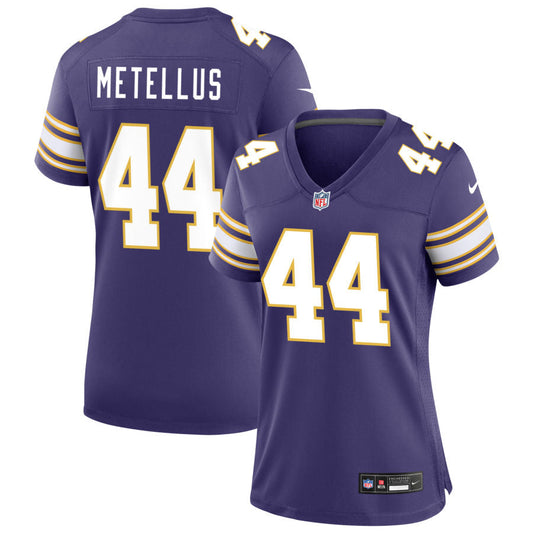 Josh Metellus Minnesota Vikings Nike Women's Classic Game Jersey - Purple