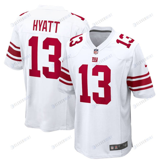 Jalin Hyatt 13 New York Giants Men Game Jersey - White