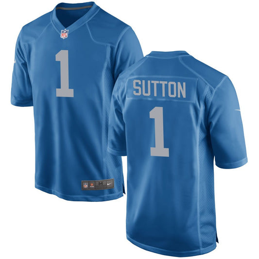 Cameron Sutton Detroit Lions Nike Throwback Game Jersey - Blue