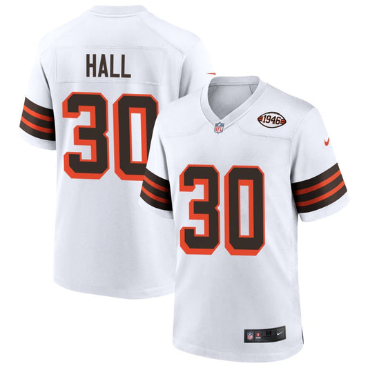 Hassan Hall Cleveland Browns Nike 1946 Collection Alternate Jersey - White