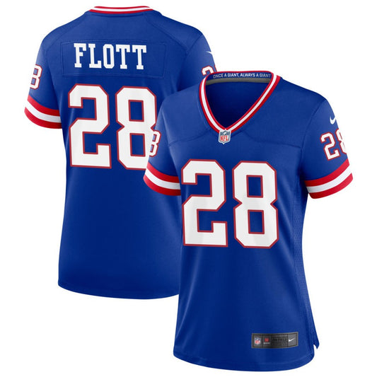 Cor'Dale Flott New York Giants Nike Women's Classic Game Jersey - Royal