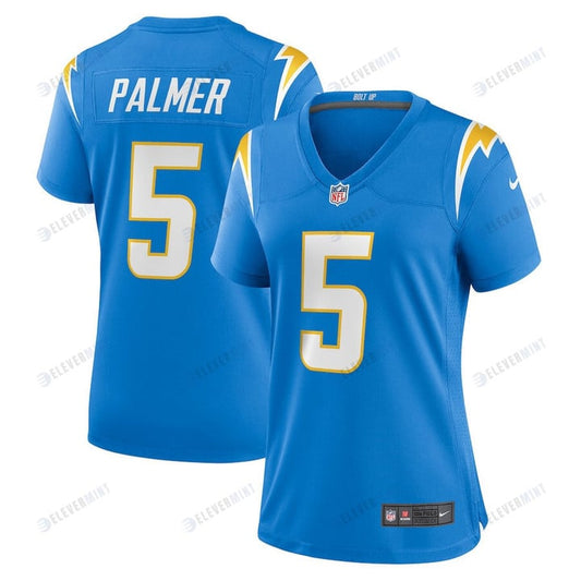 Joshua Palmer 5 Los Angeles Chargers Women's Game Player Jersey - Powder Blue