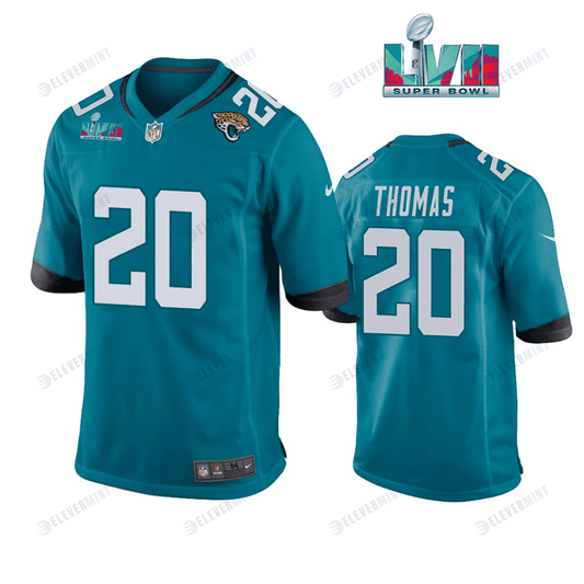 Daniel Thomas 20 Jacksonville Jaguars Super Bowl LVII Super Bowl LVII Teal Men Game Jersey