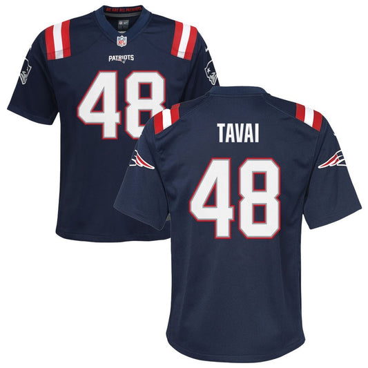 Jahlani Tavai New England Patriots Nike Youth Game Jersey - Navy