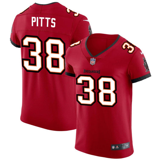 Derrek Pitts Tampa Bay Buccaneers Nike Vapor Elite Jersey - Red