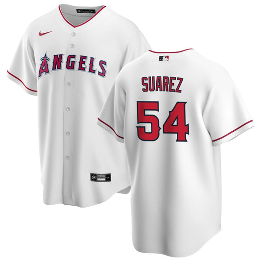 Jose Suarez Los Angeles Angels Nike Home Replica Jersey - White