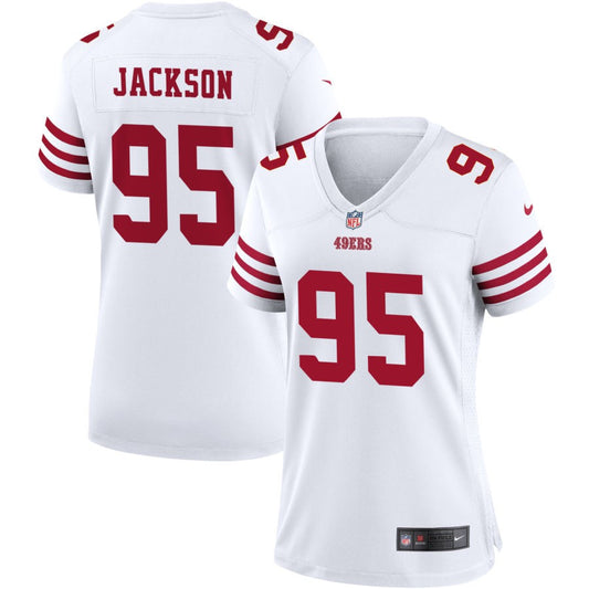 Drake Jackson San Francisco 49ers Nike Women's Game Jersey - White