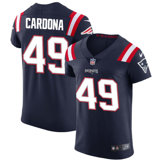 Joe Cardona New England Patriots Nike Vapor Elite Jersey - Navy