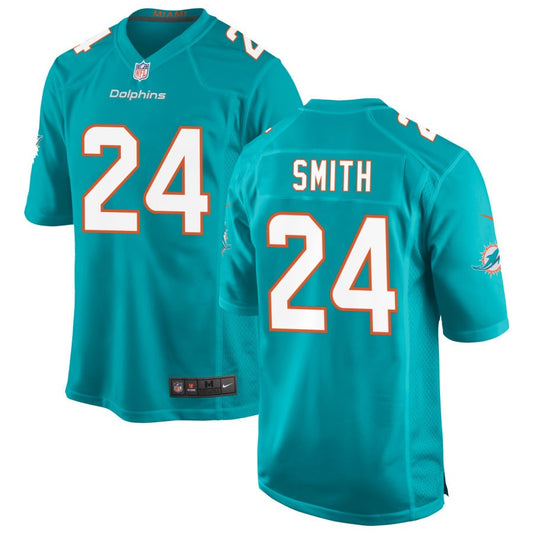 Cam Smith Miami Dolphins Nike Game Jersey - Aqua