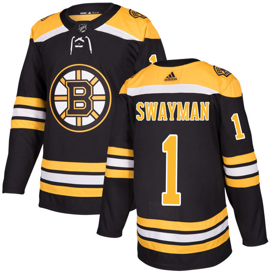 Jeremy Swayman Boston Bruins adidas Authentic Jersey - Black