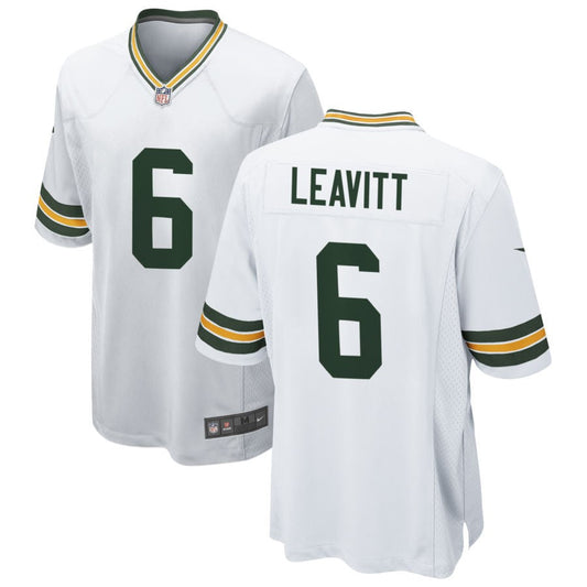 Dallin Leavitt Green Bay Packers Nike Game Jersey - White