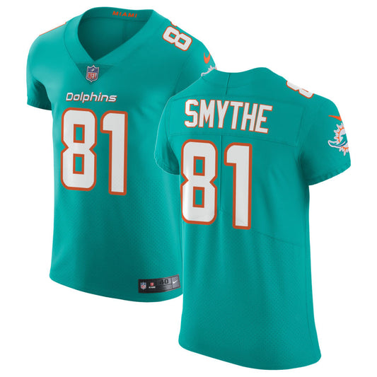 Durham Smythe Miami Dolphins Nike Vapor Untouchable Elite Jersey - Aqua