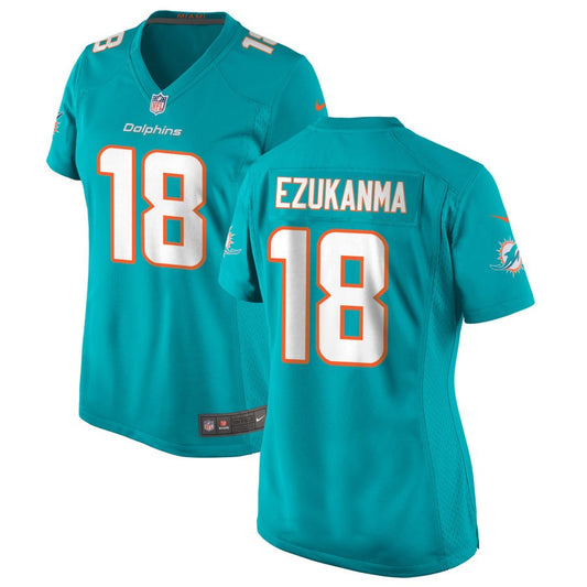 Erik Ezukanma Miami Dolphins Nike Women's Game Jersey - Aqua