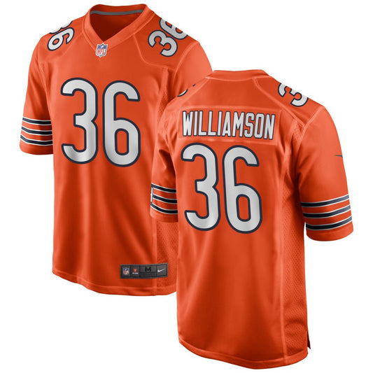 Kendall Williamson Chicago Bears Nike Alternate Game Jersey - Orange