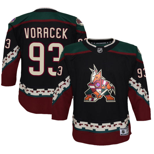 Jakub Voracek Arizona Coyotes Youth 2021/22 Home Premier Jersey - Black